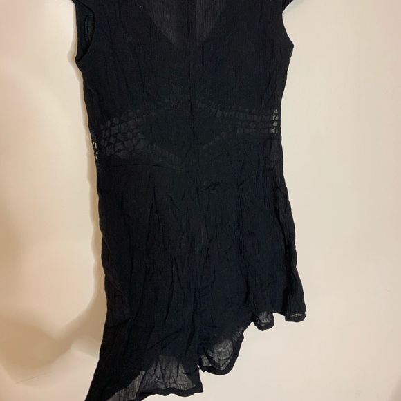Missguided black festival romper - Picture 2 of 4